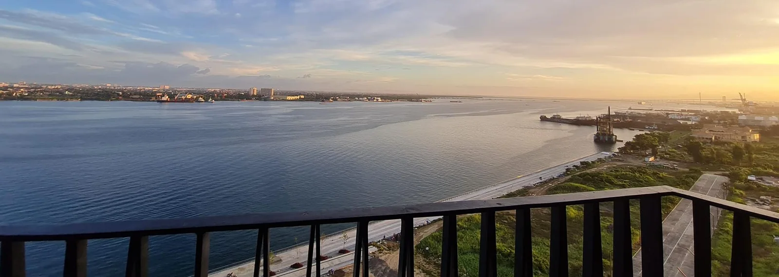 Mactan Channel waterfront view near Mandani Bay in Mandaue City, Cebu